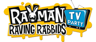 Rayman Raving Rabbids title screen for Wii